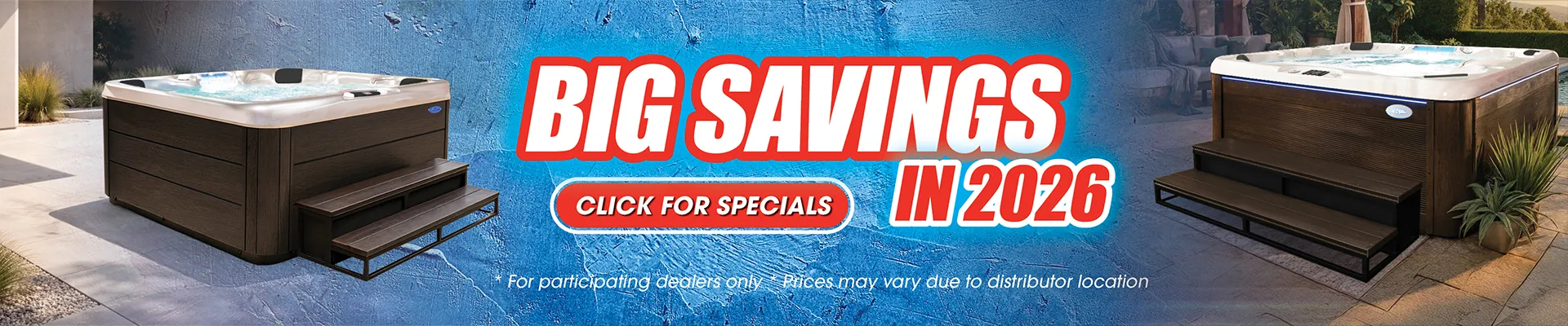 Calspas hot tub being used in a family setting - Erie