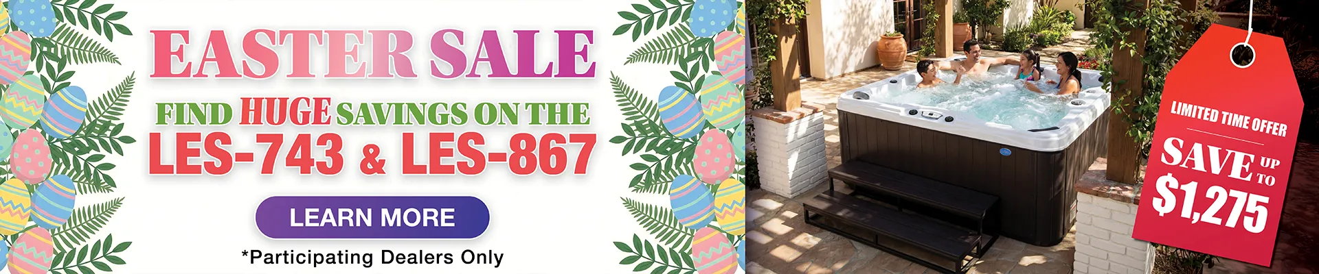 Calspas hot tub being used in a family setting - Erie